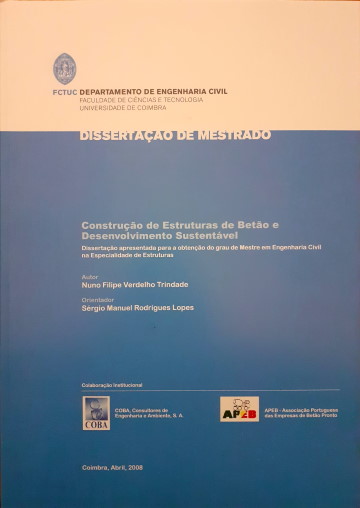 Construção de Estruturas de Betão e Desenvolvimento Sustentável