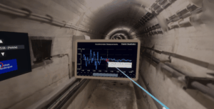 Exploring Dam Galleries Using Immersive Environments